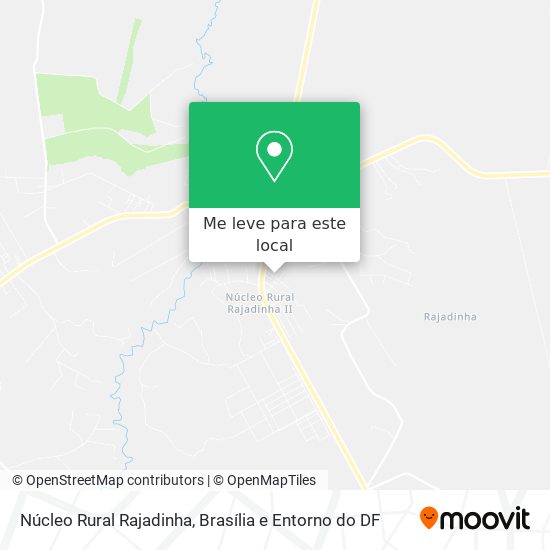 Núcleo Rural Rajadinha mapa
