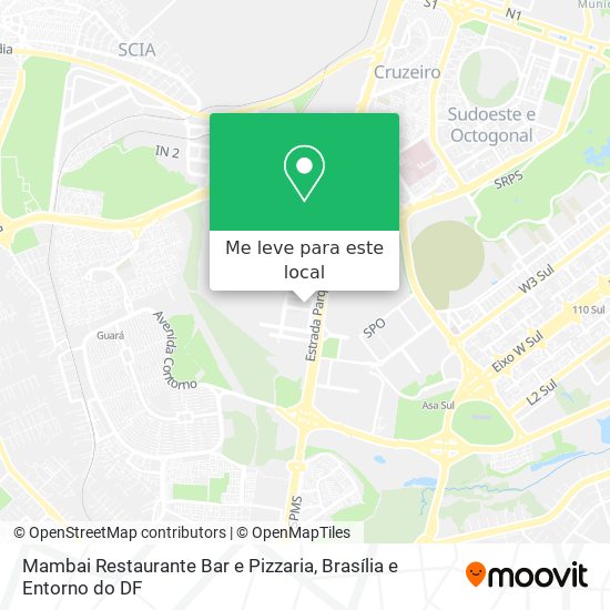 Mambai Restaurante Bar e Pizzaria mapa