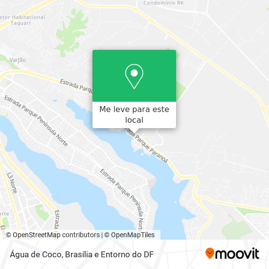 Água de Coco mapa