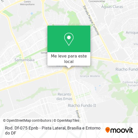 Rod. Df-075 Epnb - Pista Lateral mapa