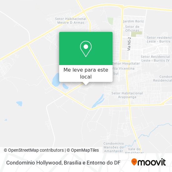 Condomínio Hollywood mapa