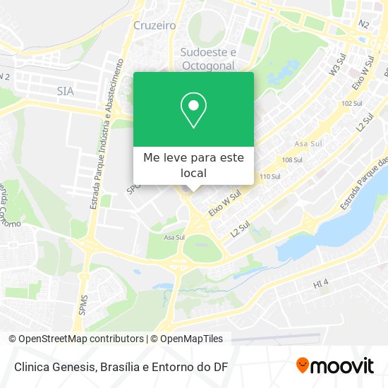 Clinica Genesis mapa