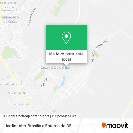 Jardim Abc mapa