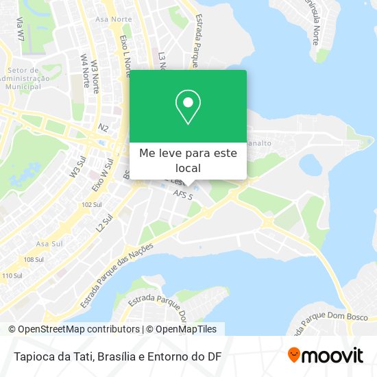 Tapioca da Tati mapa