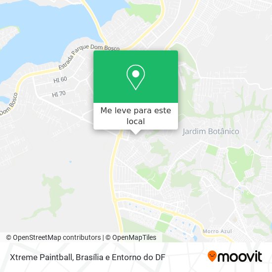 Xtreme Paintball mapa
