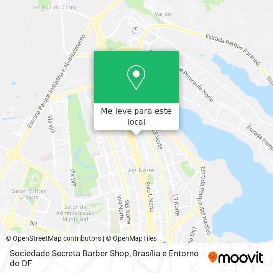 Sociedade Secreta Barber Shop mapa