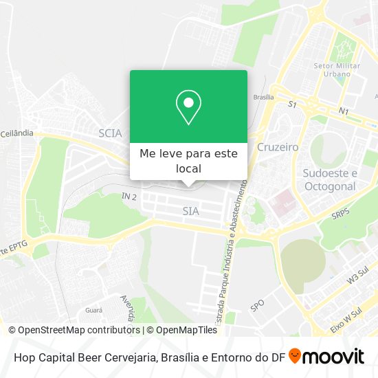 Hop Capital Beer Cervejaria mapa