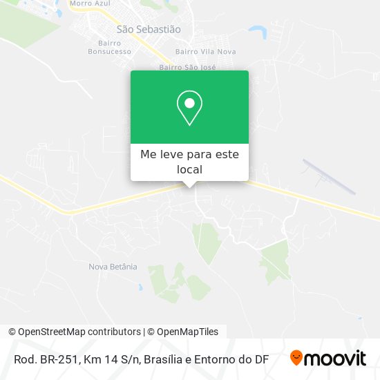 Rod. BR-251, Km 14 S/n mapa