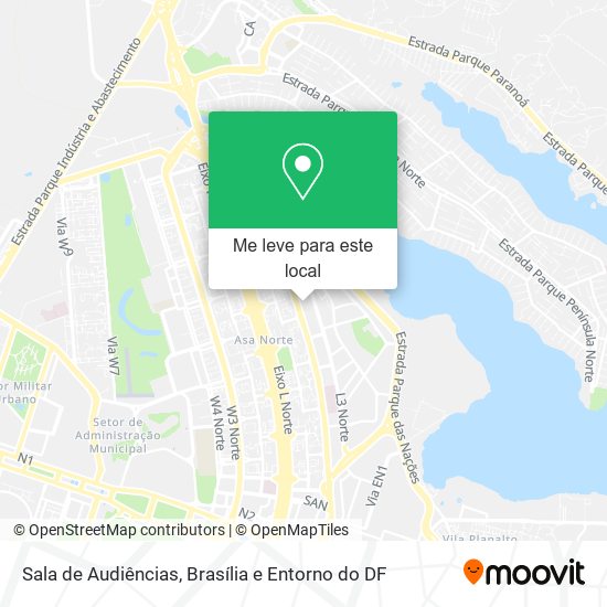 Sala de Audiências mapa