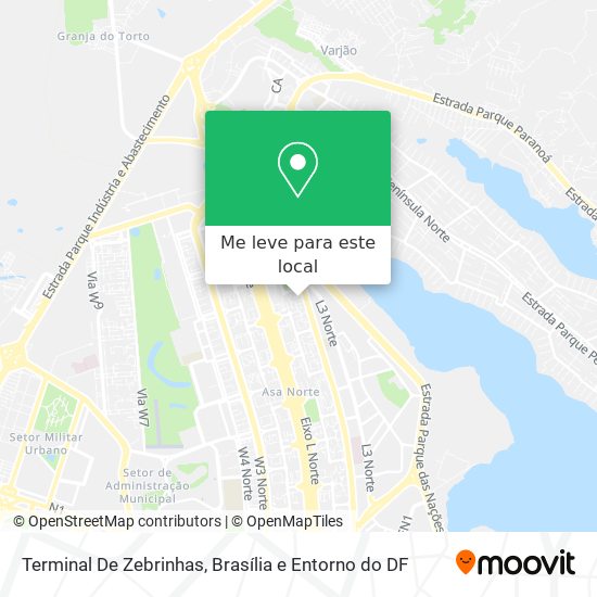 Terminal De Zebrinhas mapa