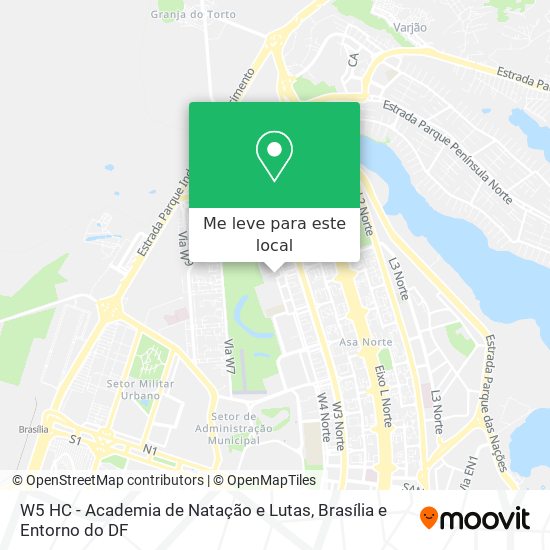W5 HC - Academia de Natação e Lutas mapa