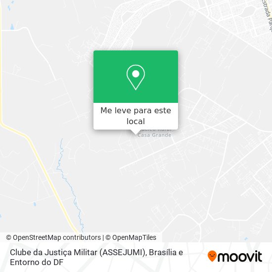 Clube da Justiça Militar (ASSEJUMI) mapa