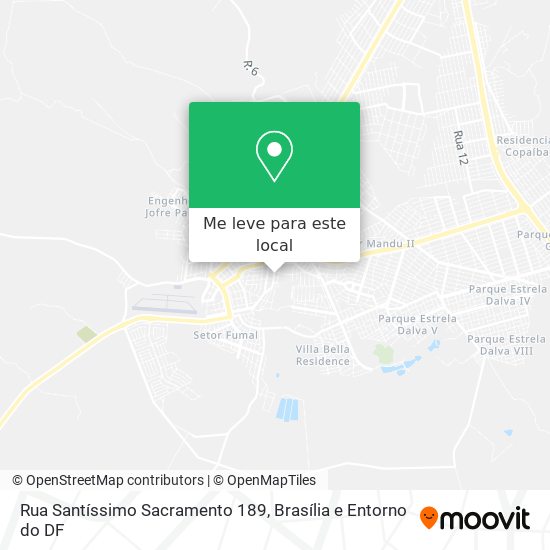 Rua Santíssimo Sacramento 189 mapa
