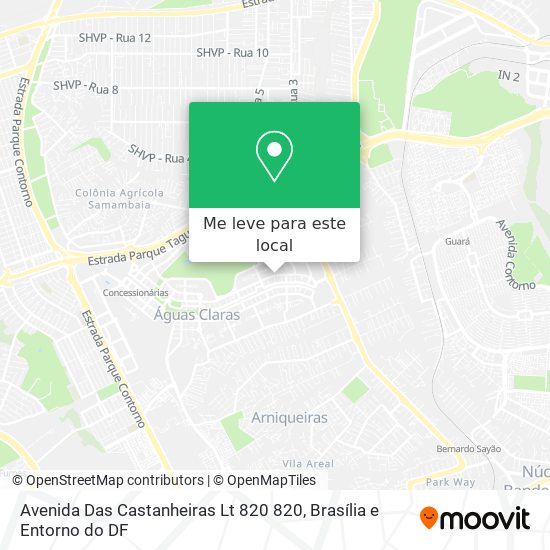 Avenida Das Castanheiras Lt 820 820 mapa