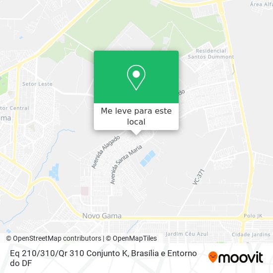 Eq 210/310/Qr 310 Conjunto K mapa