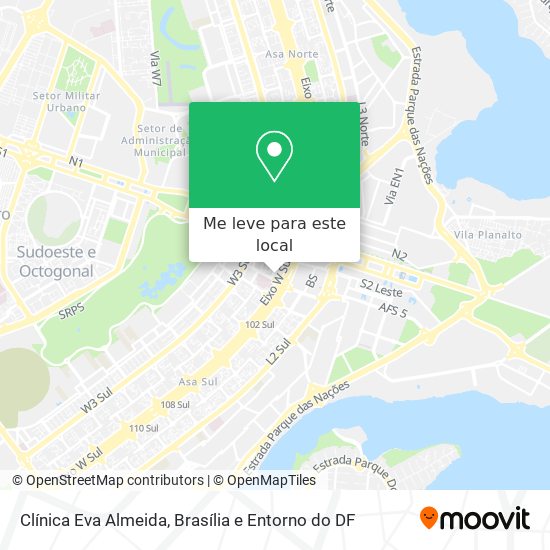 Clínica Eva Almeida mapa
