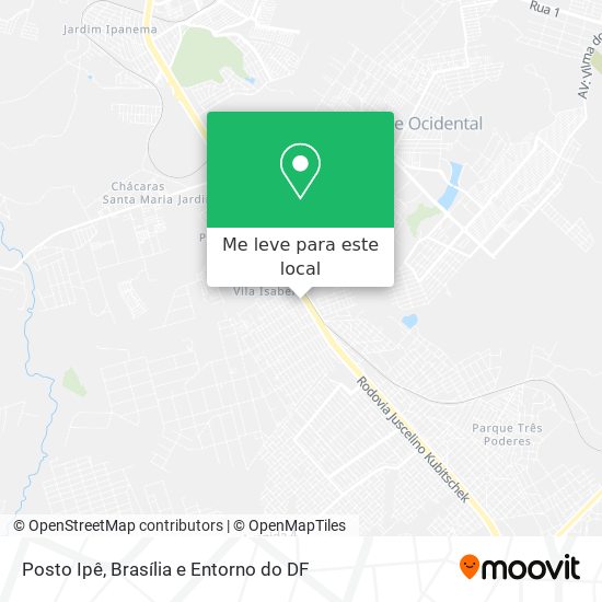 Posto Ipê mapa