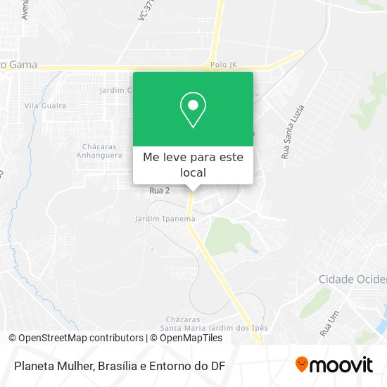Planeta Mulher mapa