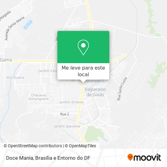 Doce Mania mapa