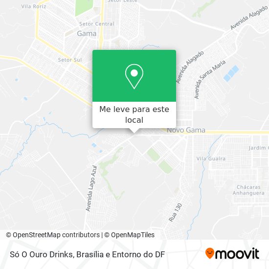 Só O Ouro Drinks mapa