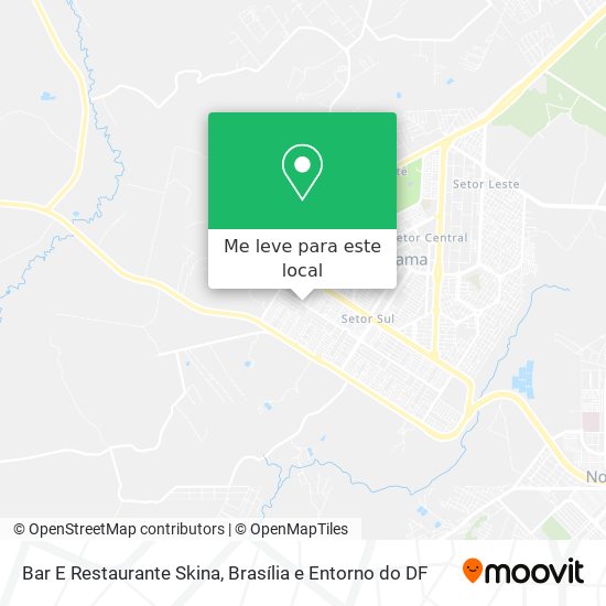 Bar E Restaurante Skina mapa
