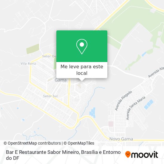 Bar E Restaurante Sabor Mineiro mapa