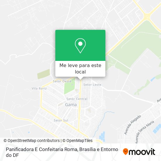 Panificadora E Confeitaria Roma mapa