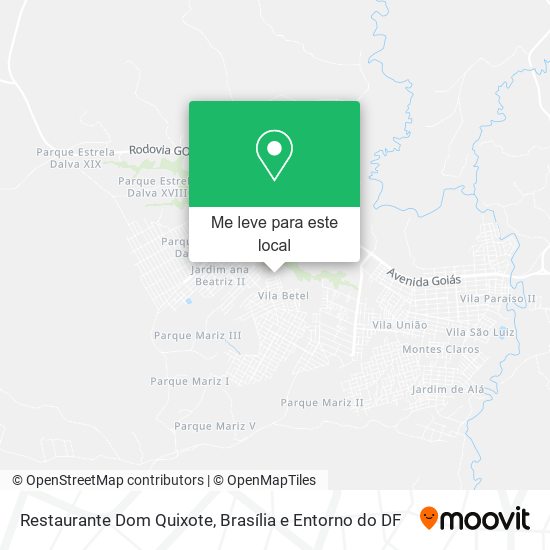Restaurante Dom Quixote mapa