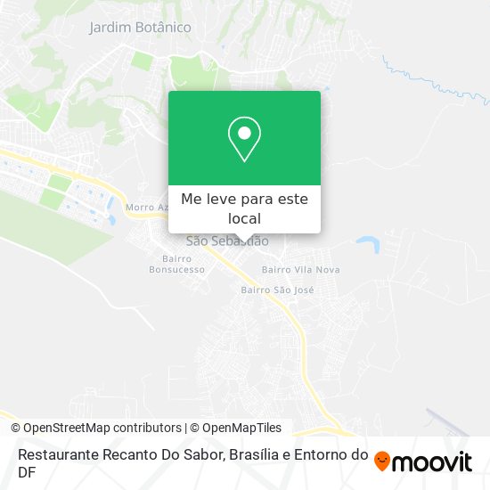 Restaurante Recanto Do Sabor mapa