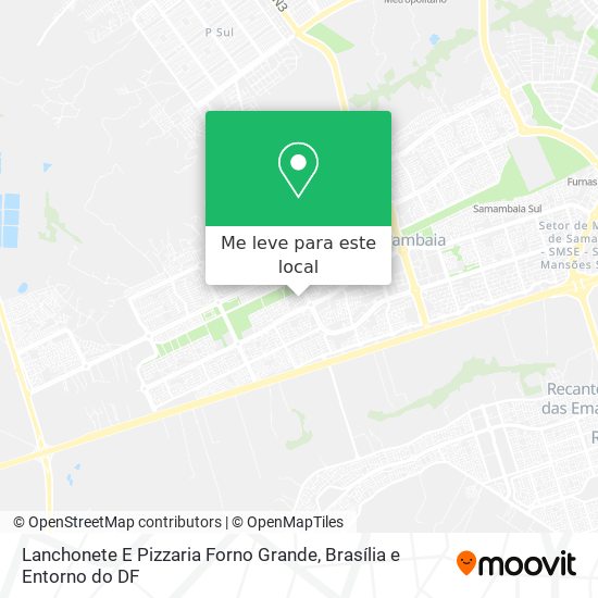 Lanchonete E Pizzaria Forno Grande mapa