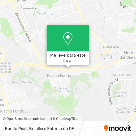 Bar do Piaui mapa