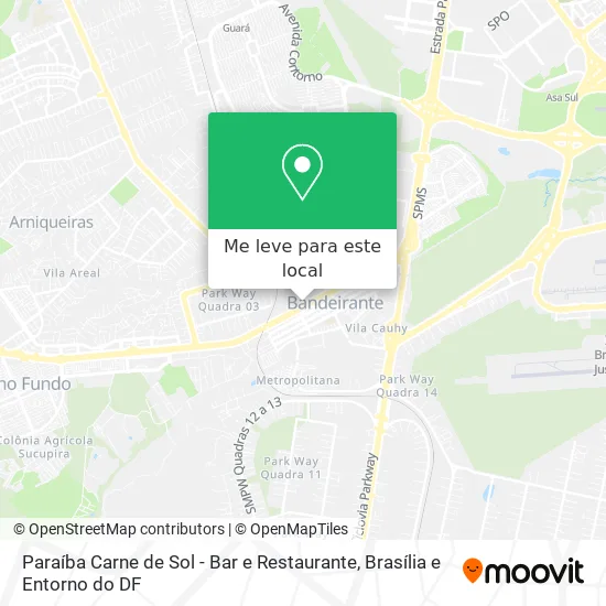 Paraíba Carne de Sol - Bar e Restaurante mapa