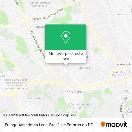 Frango Assado da Lena mapa