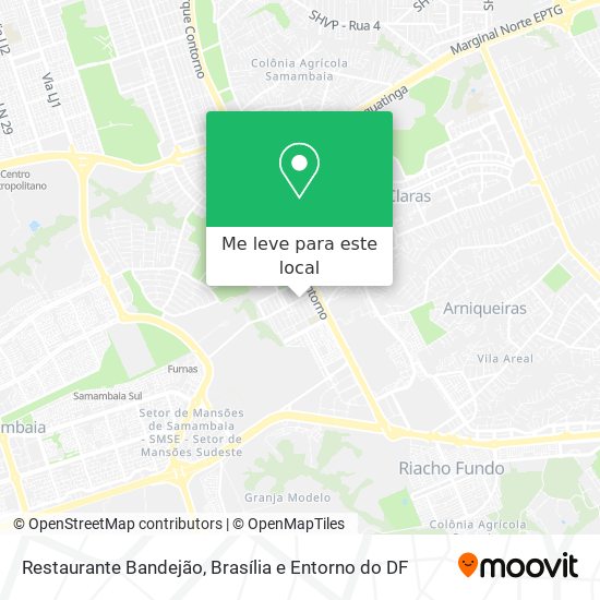 Restaurante Bandejão mapa