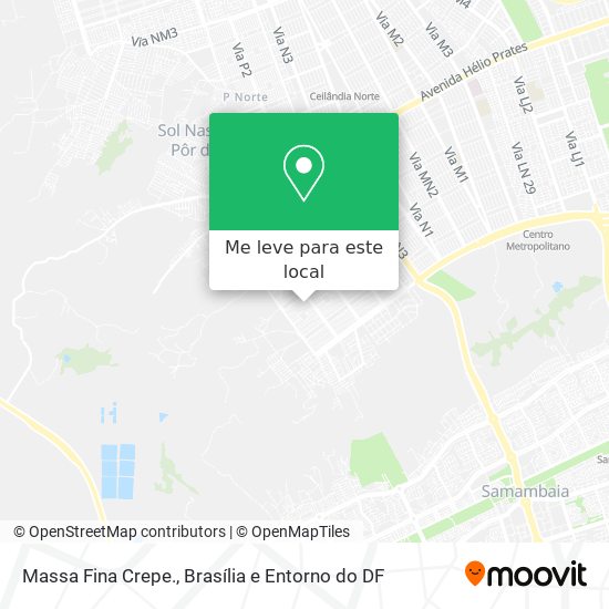 Massa Fina Crepe. mapa