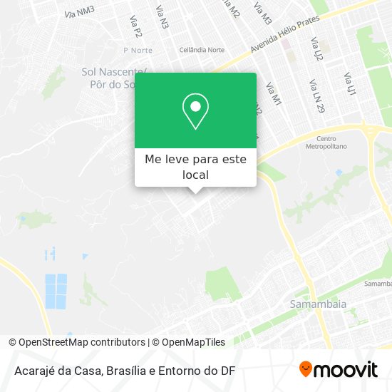Acarajé da Casa mapa