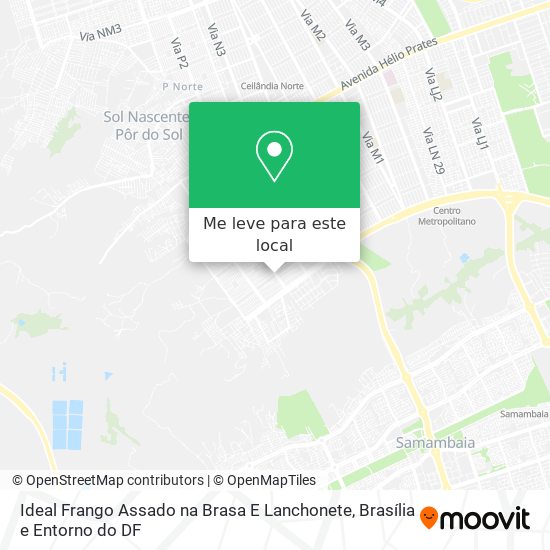Ideal Frango Assado na Brasa E Lanchonete mapa