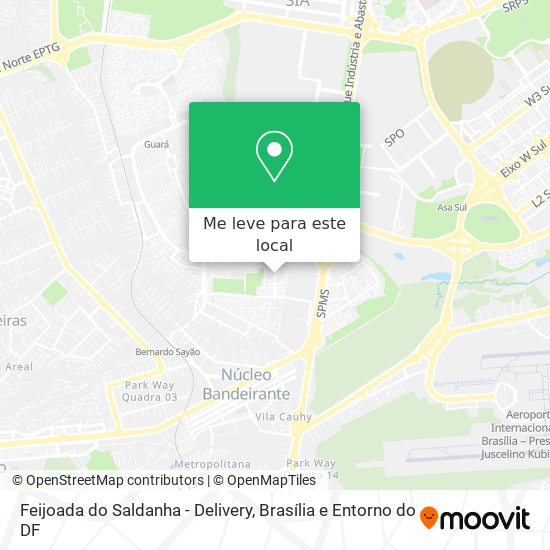 Feijoada do Saldanha - Delivery mapa