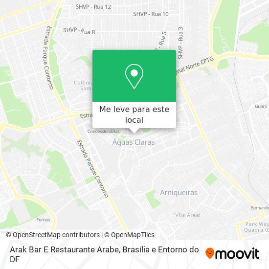 Arak Bar E Restaurante Arabe mapa