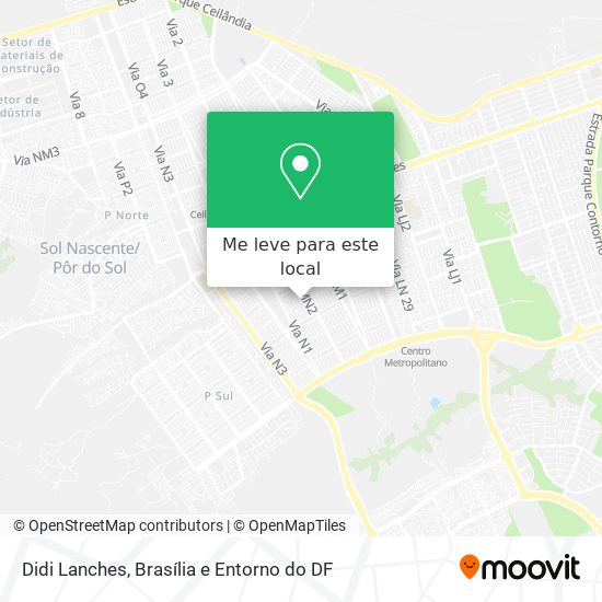Didi Lanches mapa