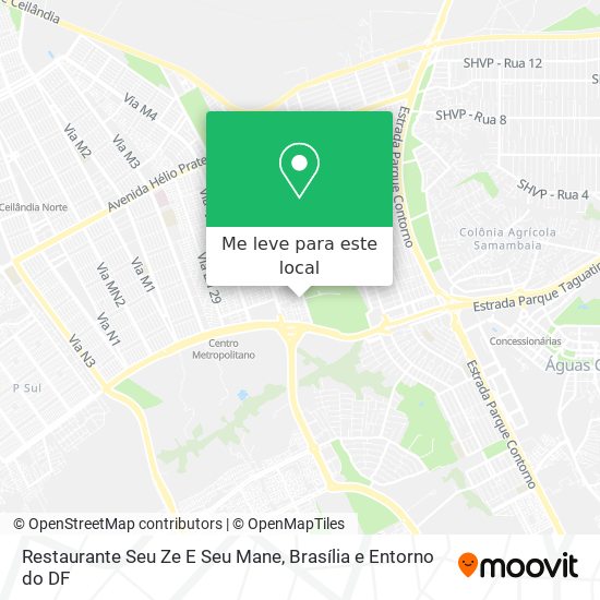 Restaurante Seu Ze E Seu Mane mapa