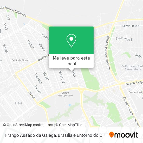 Frango Assado da Galega mapa