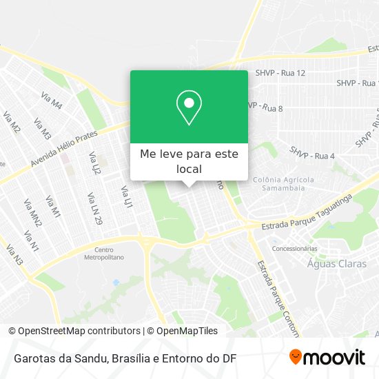 Garotas da Sandu mapa