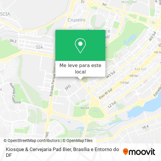 Kiosque & Cervejaria Pad Bier mapa