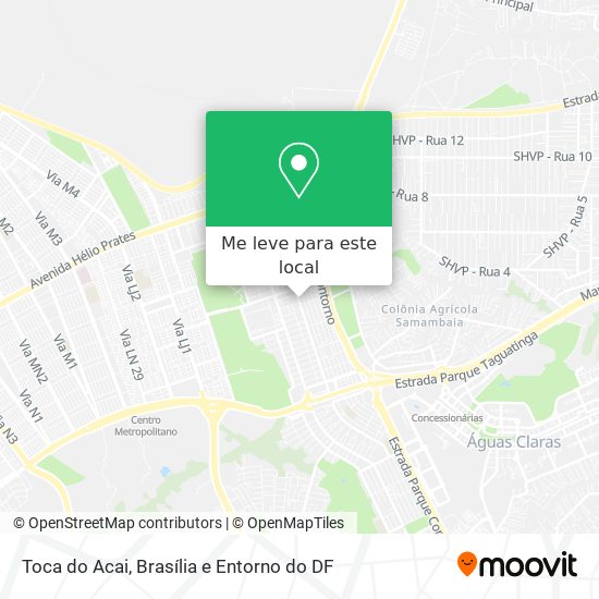 Toca do Acai mapa