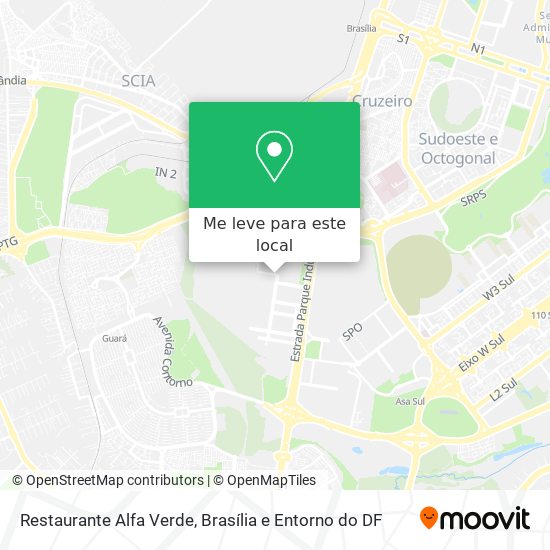Restaurante Alfa Verde mapa