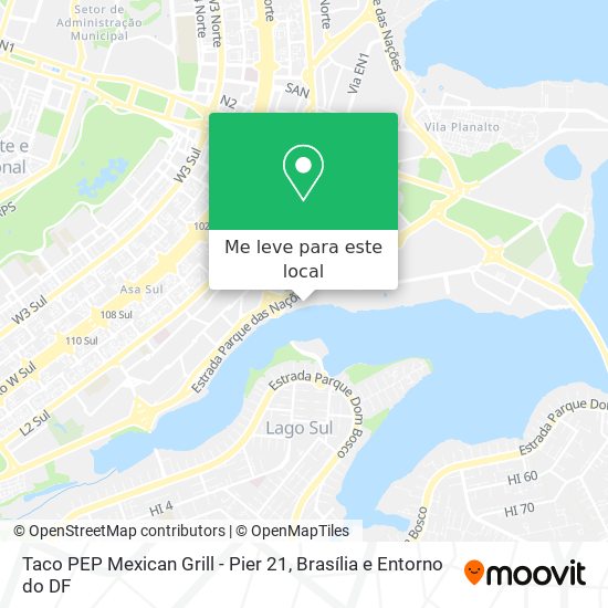Taco PEP Mexican Grill - Pier 21 mapa