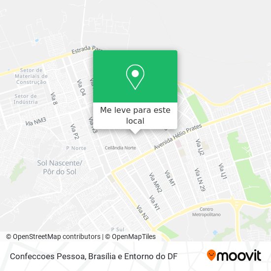 Confeccoes Pessoa mapa