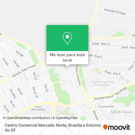 Centro Comercial Mercado Norte mapa