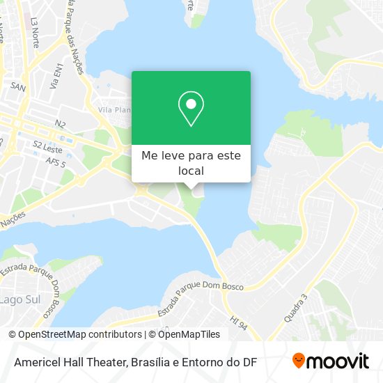 Americel Hall Theater mapa